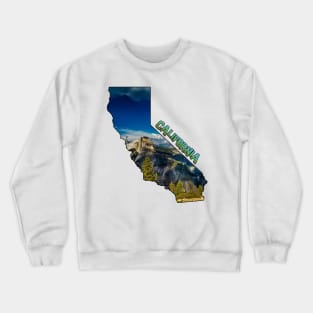 California (Yosemite National Park Half Dome) Crewneck Sweatshirt